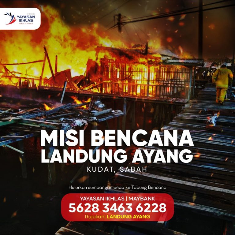 Fire Destroys Water Houses In Landung Ayang