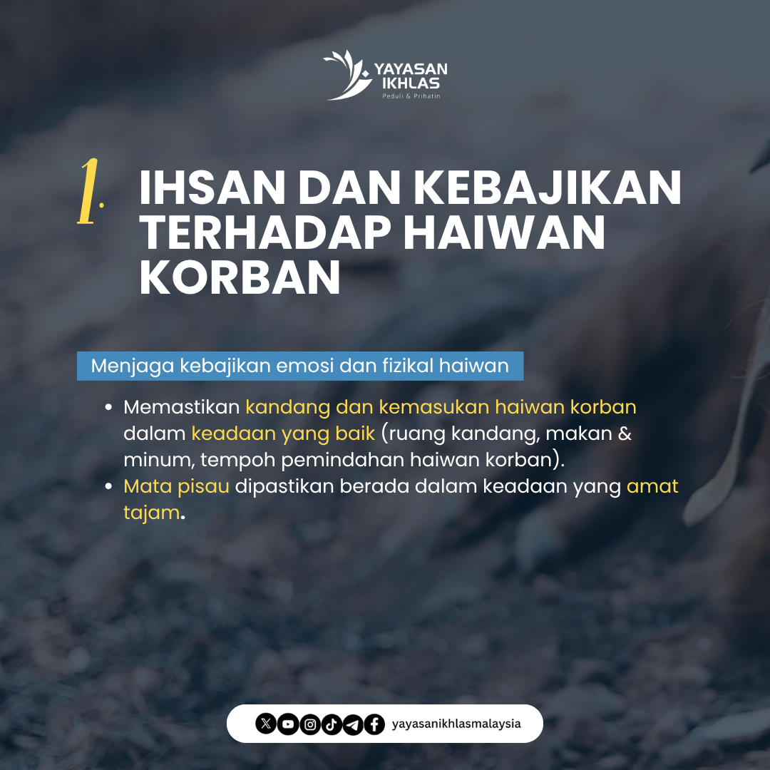 panduan keselamatan ibadah korban