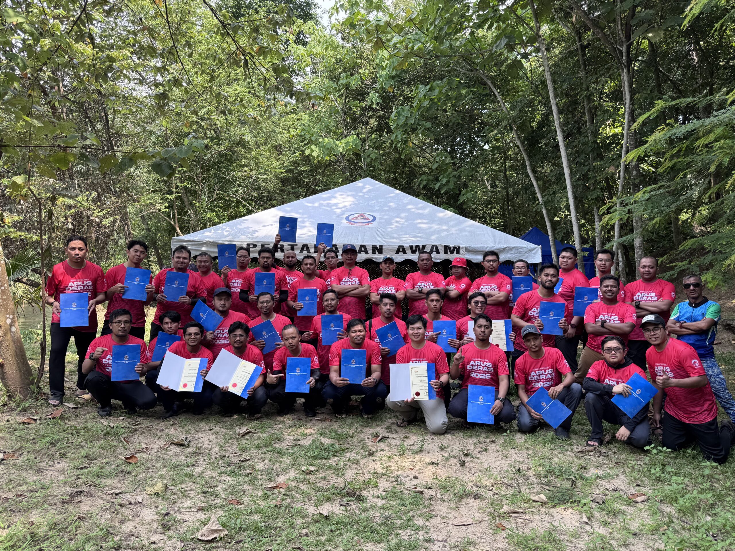 Kursus menyelamat arus deras CDA Yayasan Ikhlas bersama APM Selangor.