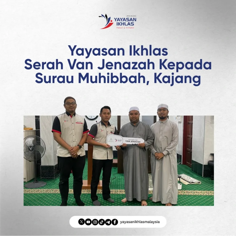 Yayasan Ikhlas Serah Van Jenazah Kepada Surau Muhibbah Kajang